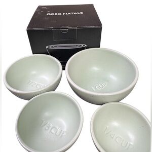 Greg Natale ceramic measuring cups NIB